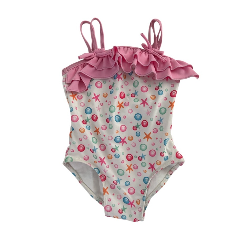 Pink and White Kids Swimwear 3T NWT